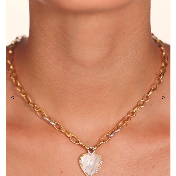 Be Maad Lima Long necklace - mother of pearl - Picture 2 of 8